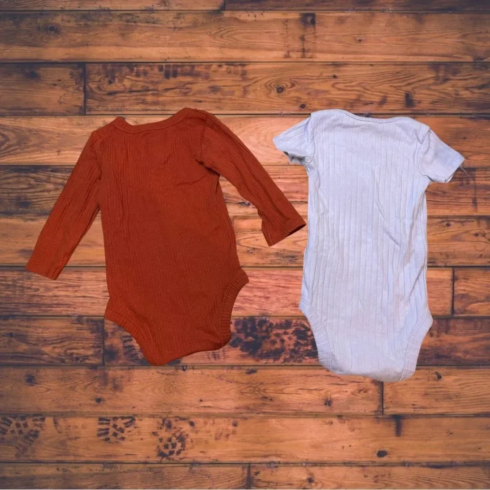 5 for $25🔥Carter's/‎ Cat & Jack Bundle of 2 Bodysuits Baby Girl Size 3-6 Months